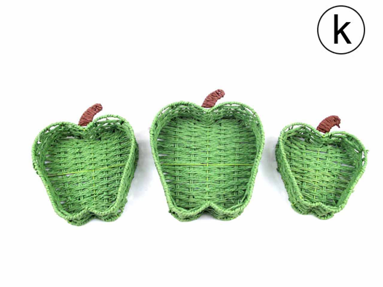 CESTA CARTA PEPERONE 3pz 72423