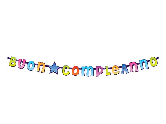 FESTONE B.COMPLEANNO 3mt 4635