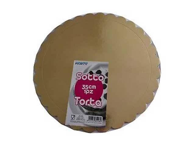 SOTTO TORTA CM.35 ORO  2280