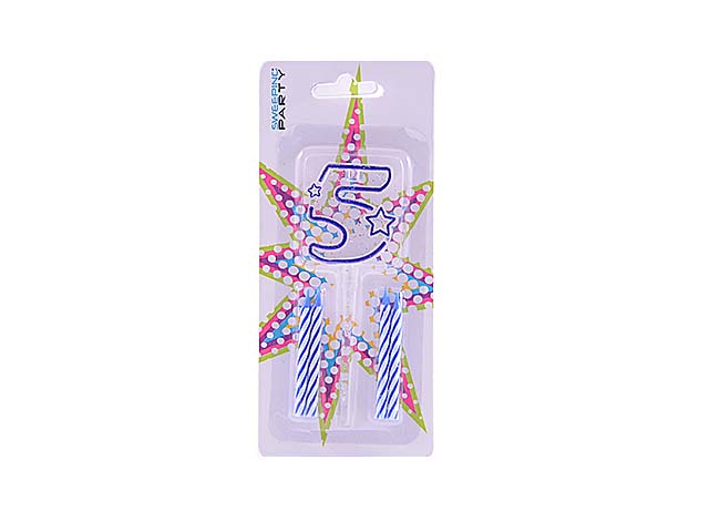 CANDELINA BLU N.5 0055