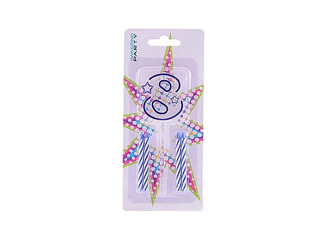 CANDELINA BLU N.8 0086