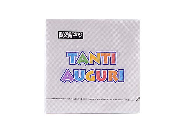 TOVAGLIOLI TANTI AUGURI 33x33cm 20pz 23 TOVAGLIOLI TANTI AUGURI 33x33cm 20pz 23