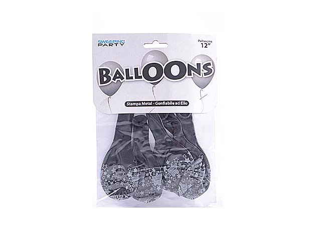 PALLONCINO ARGENTO 5pz 00346