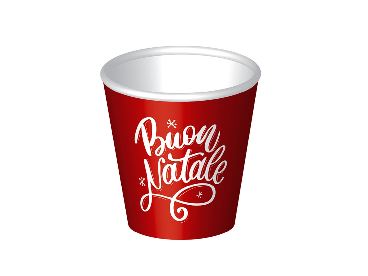 BICCHIE.BIODE B NATALE 207ML 25PZ 00927 BICCHIE.BIODE B NATALE 207ML 25PZ 00927