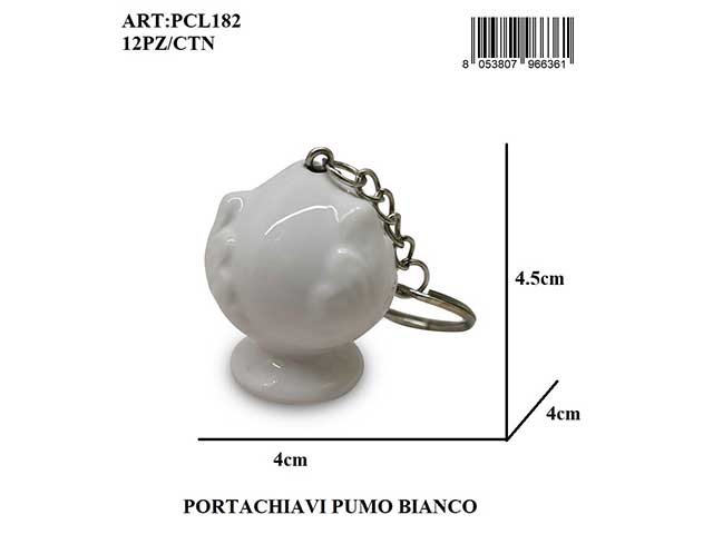 P.CHIAVI POMO BIANCO PCL182 P.CHIAVI POMO BIANCO PCL182