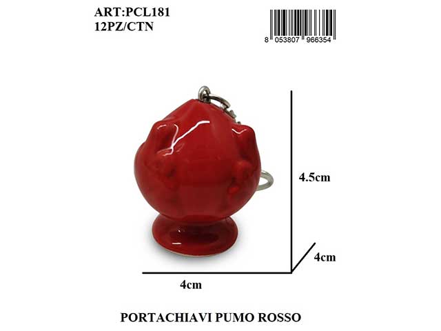 P.CHIAVI POMO ROSSO PCL181 P.CHIAVI POMO ROSSO PCL181