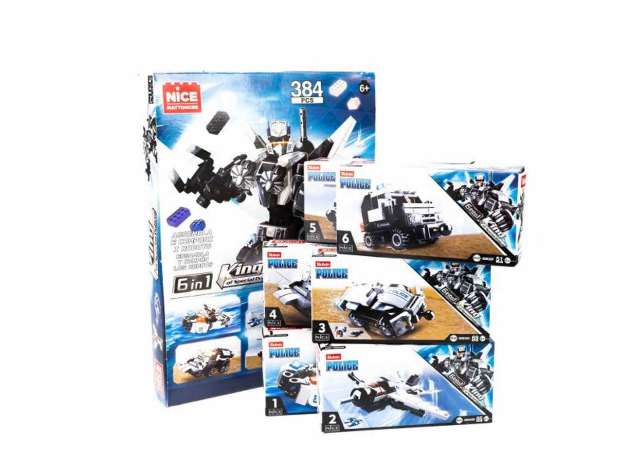 MAXI ROBOT POLICE ASSEMBLABILE 635MAXI