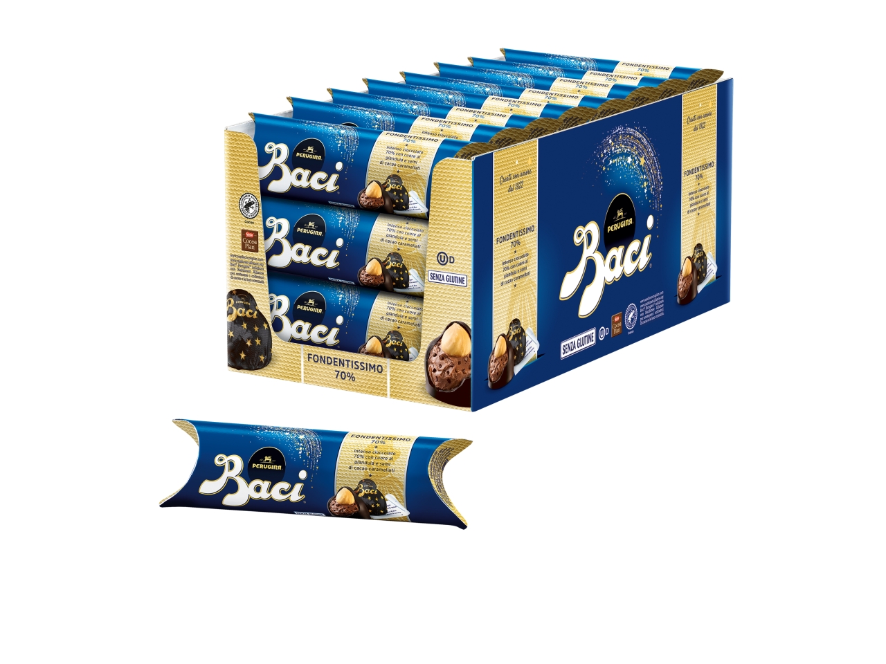 BACI TUBINO FONDENTE 70% 3PZ 37,5GR 12439194