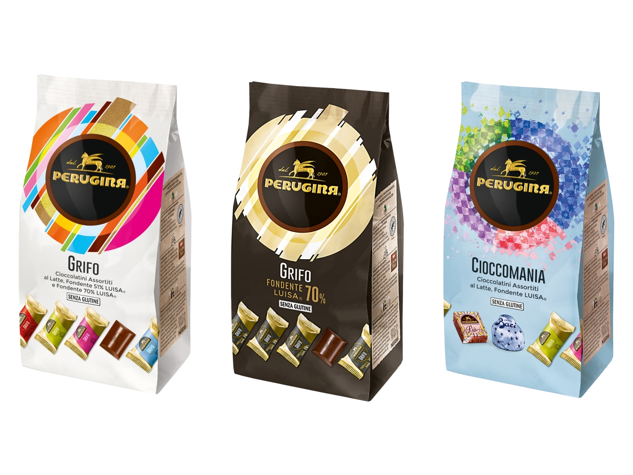 PERUGINA GRIFO ASSORTITO SACCHETTO 180GR 12565519$ PERUGINA GRIFO ASSORTITO SACCHETTO 180GR 12565519$