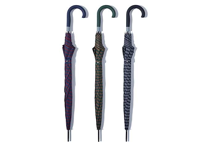 OMBRELLO PONGEE AUT.ANTIVENTO RIGATO 9513/0