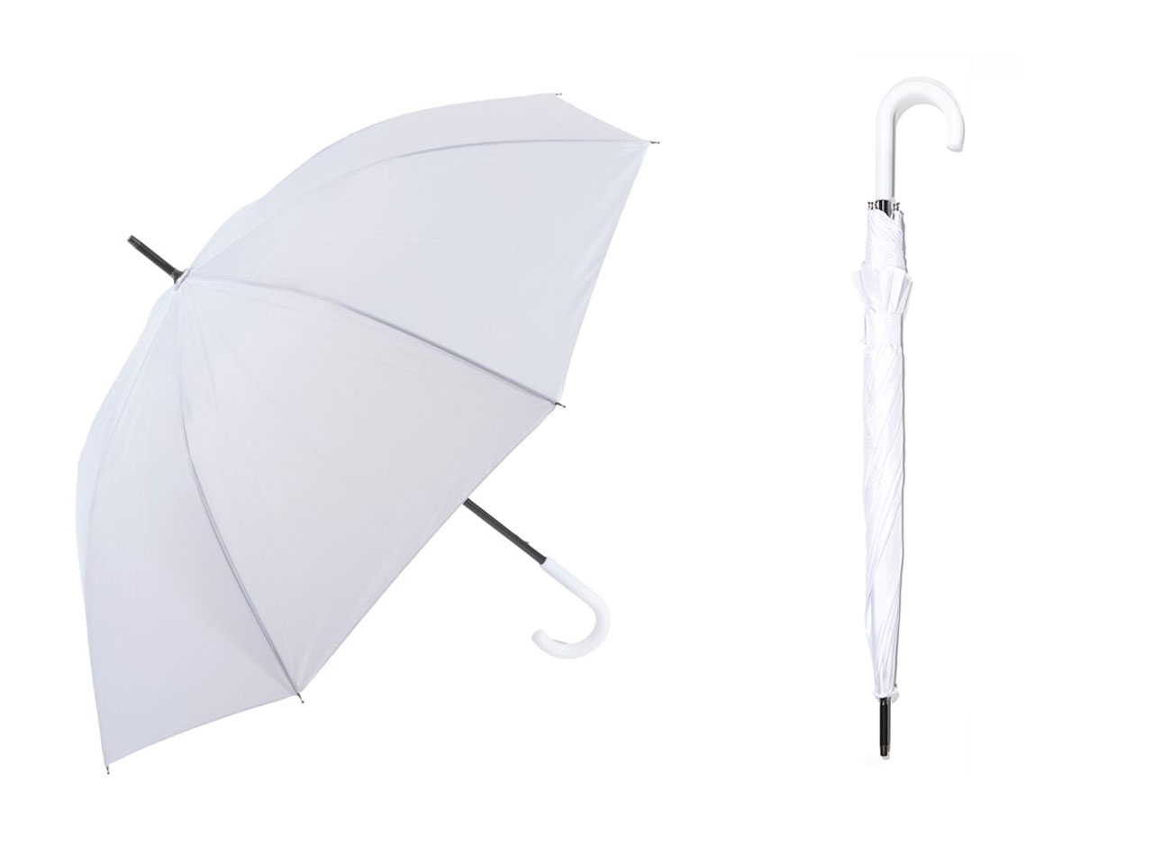 OMBRELLO PONGEE AUTO BIANCO PR011BI/3