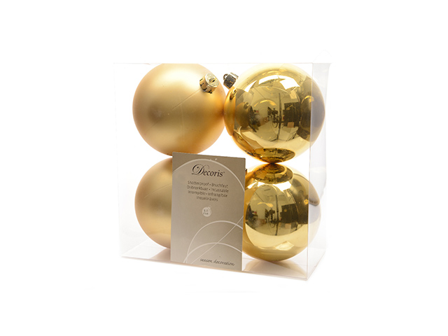 SFERE 10cm 4pz ORO 22165