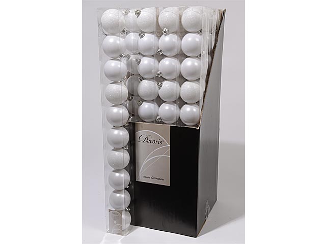 SFERA 10pz 6cm BIANCHE 020174