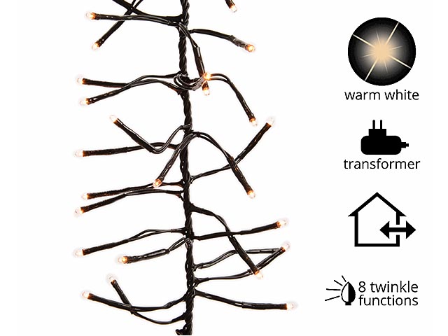 CATENA LUCI 2040LED B.CALDO 8FUNZ.19MT U.E. 494773 CATENA LUCI 2040LED B.CALDO 8FUNZ.19MT U.E. 494773