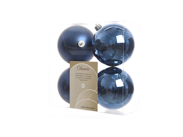 PALLA 10CM 4PZ BLUE 022186