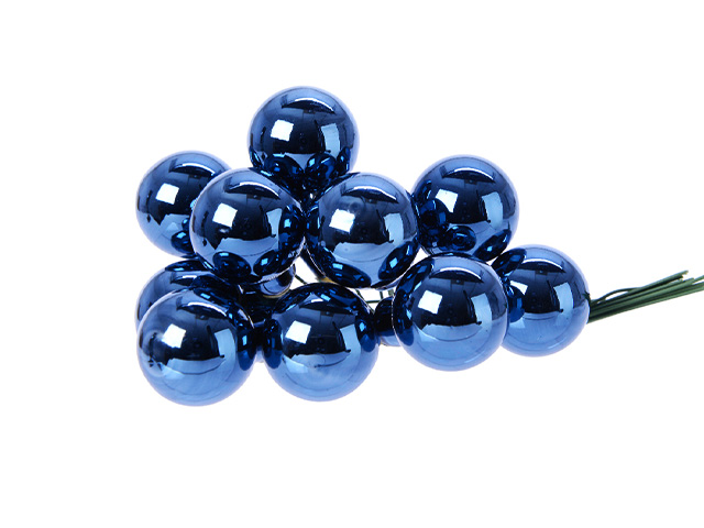 SFERA VETRO BLU 2cm 144pz 712012