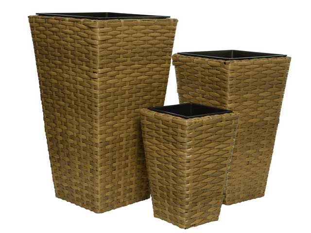 VASO 3pz MARRONE 801484 VASO 3pz MARRONE 801484