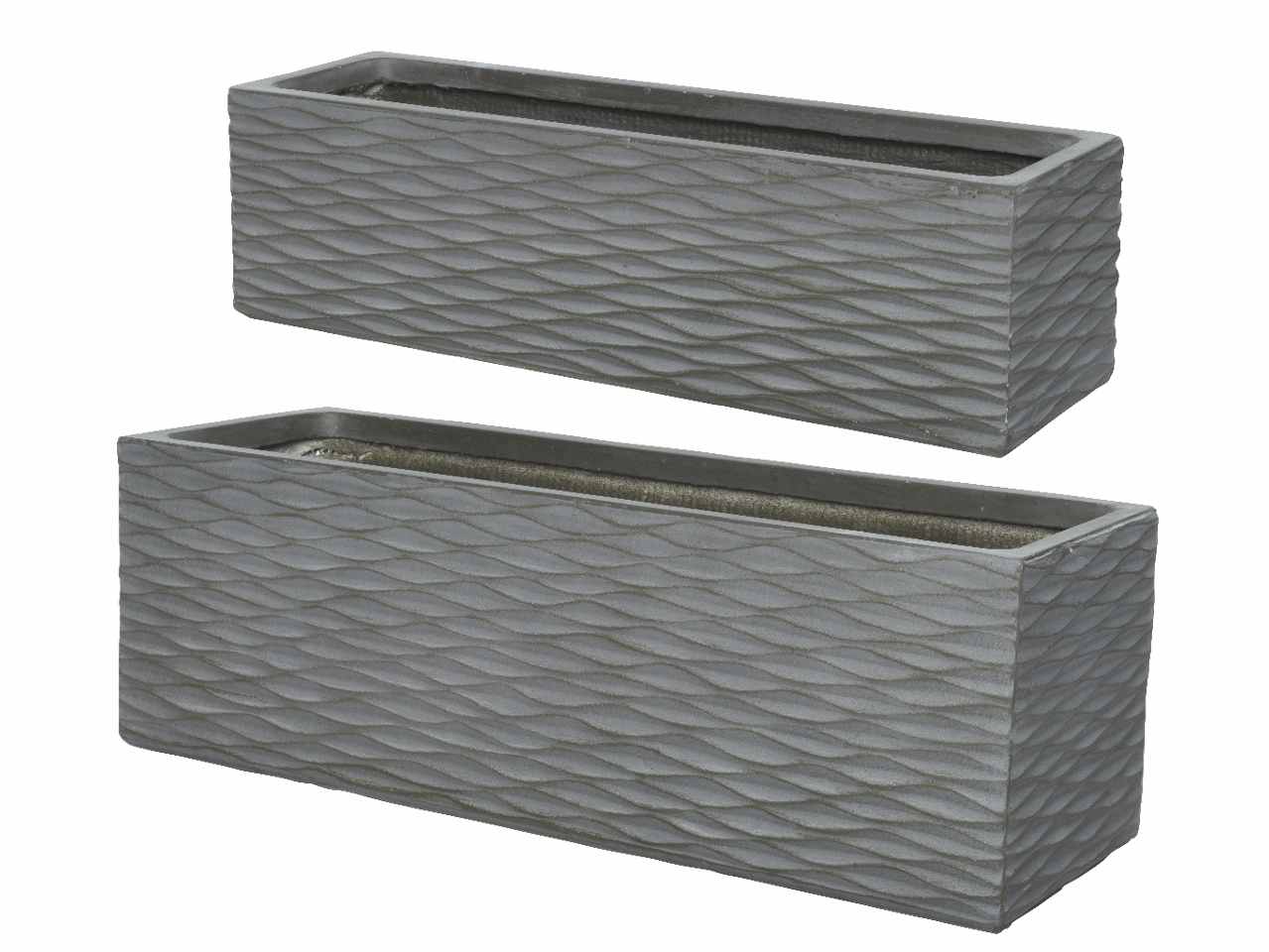 FIORIERA RETT.DA ESTERNO 2pz MARRONE  850850