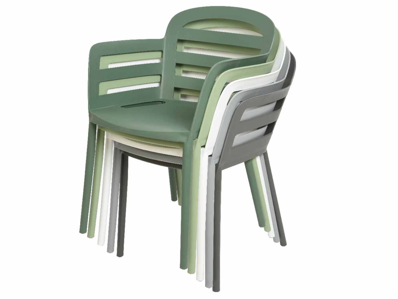 SEDIA BOSTON PP 55x60x79cm ANTRACITE 9840694$