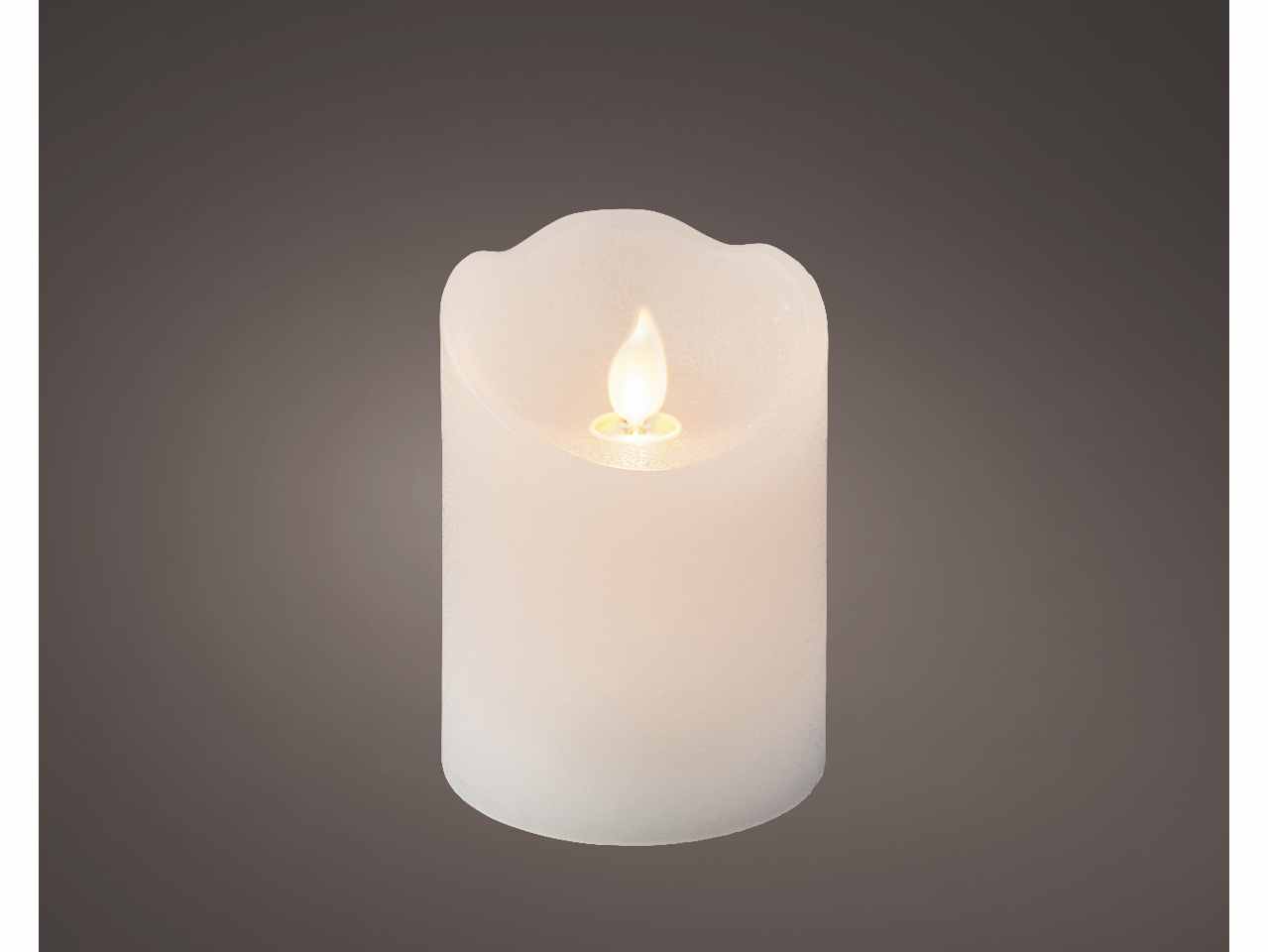 CANDELA LED 7,5X10CM BIANCA BAT 485261