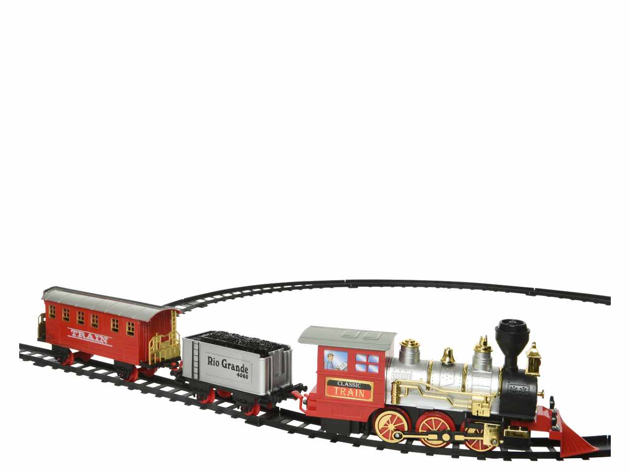 TRENO IN PLASTICA CON LUCI 345CM 488606