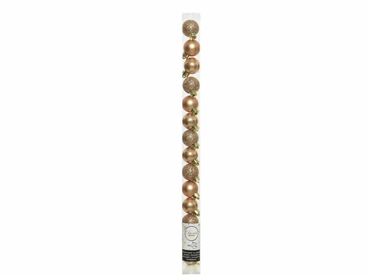 SFERA D.3CM 14PEZZI ORO 20508