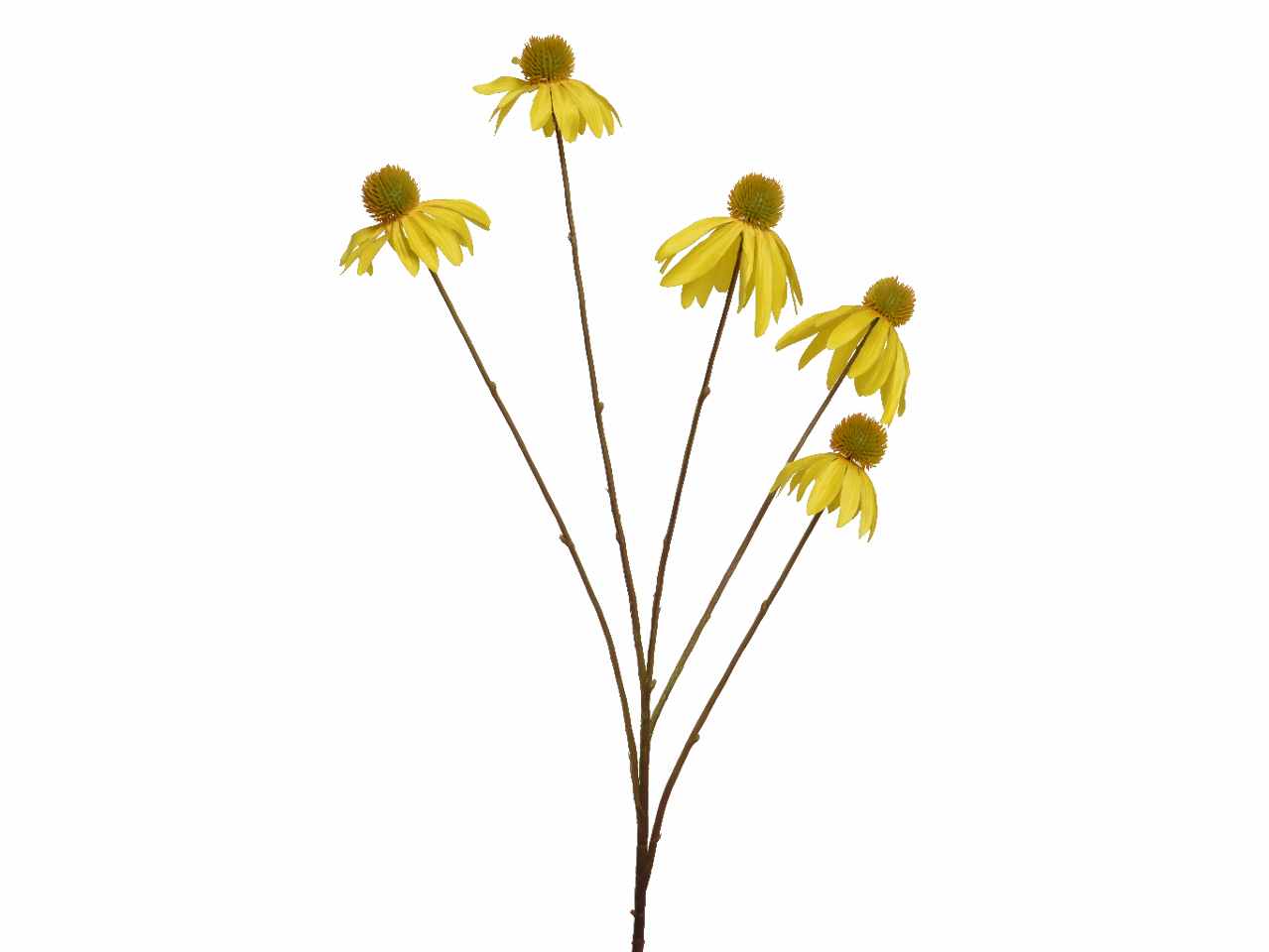 FIORE DI ECHINACEA H.92CM GIALLO 800380