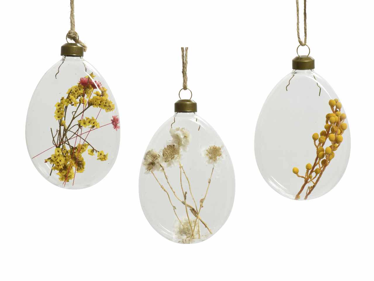 UOVO DI VETRO TRASPARENTE CON GA 805407