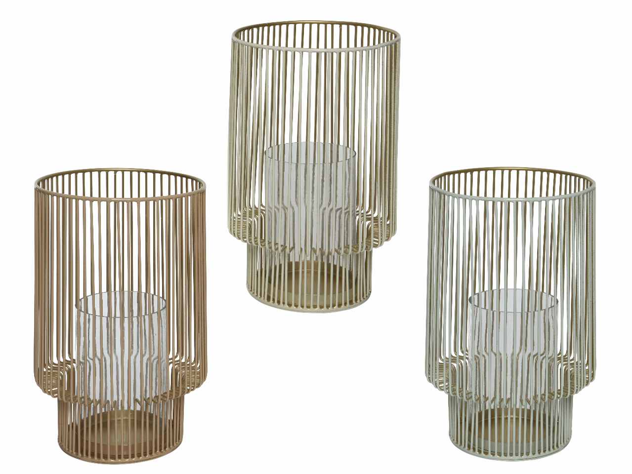 PORTACANDELA DECORATIVO IN FERRO 889651