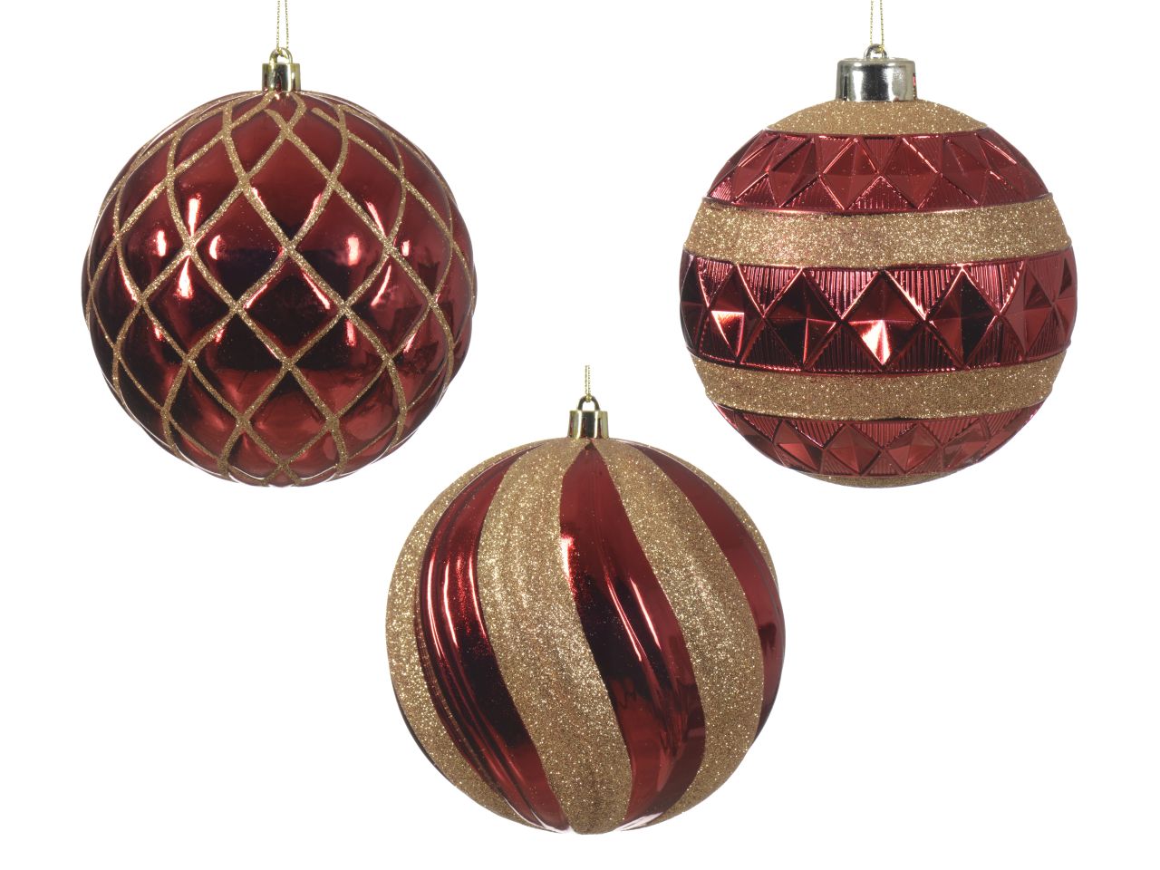 PALLA 12CM ROSSO LUCIDE ASS.024510