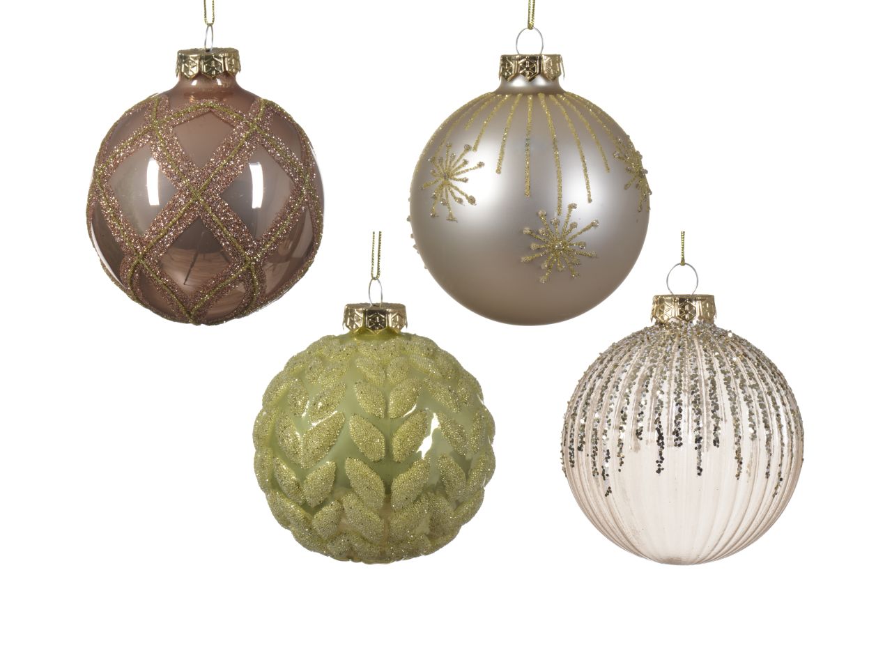 PALLA DI NATALE IN VETRO FINITUR 062636