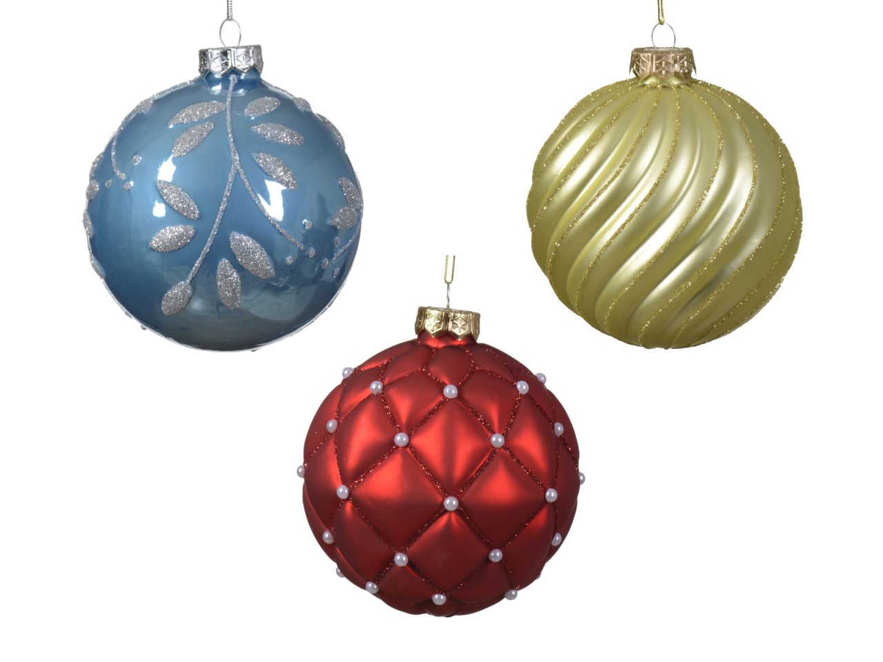 PALLA DI NATALE IN VETRO FINITUR 062664