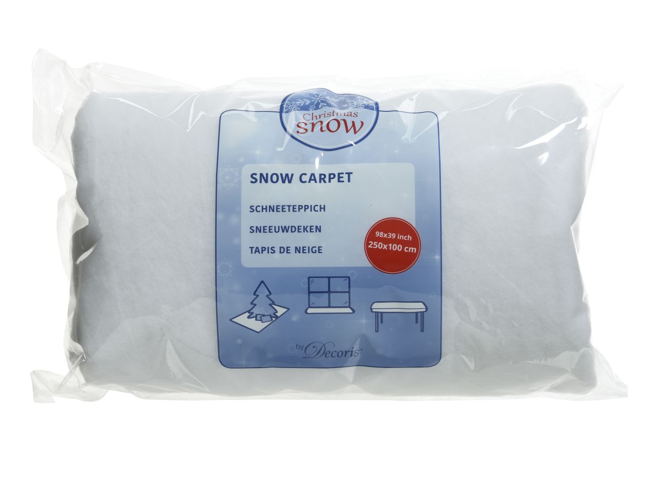 TAPPETO DI NEVE 250X100X1 BIANCO 470202 TAPPETO DI NEVE 250X100X1 BIANCO 470202