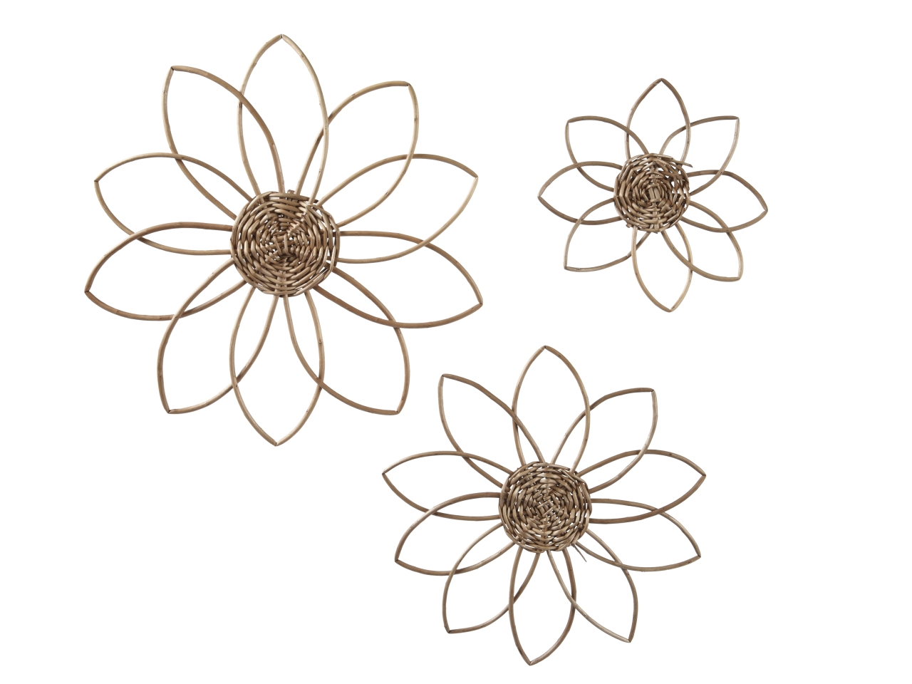 DEC.FIORE DA PARETE 3PZ NATURALE 837181 DEC.FIORE DA PARETE 3PZ NATURALE 837181