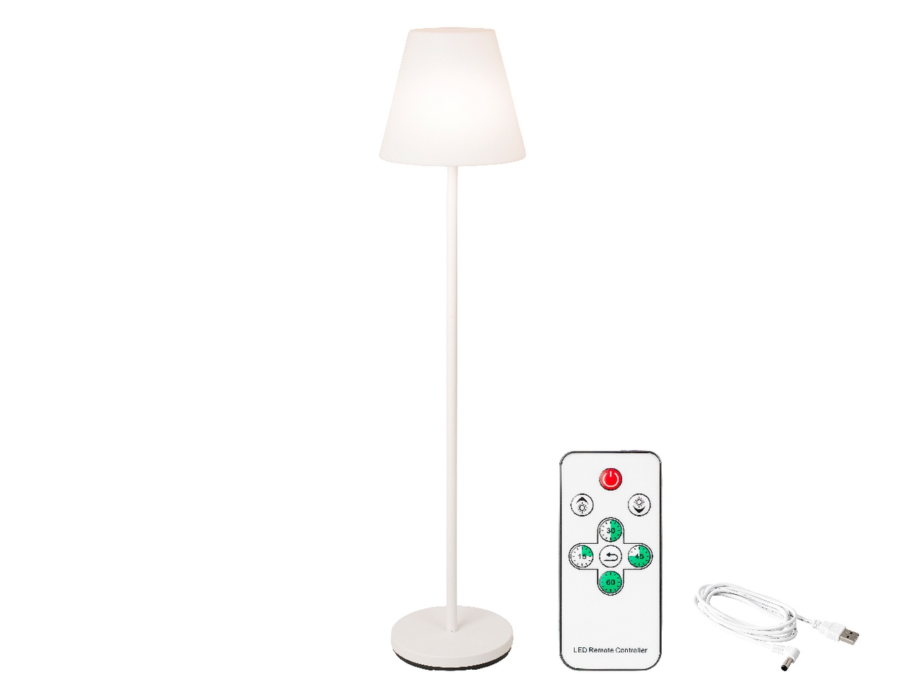 LAMPADA DA TERRA BIANCO 150CM 894460