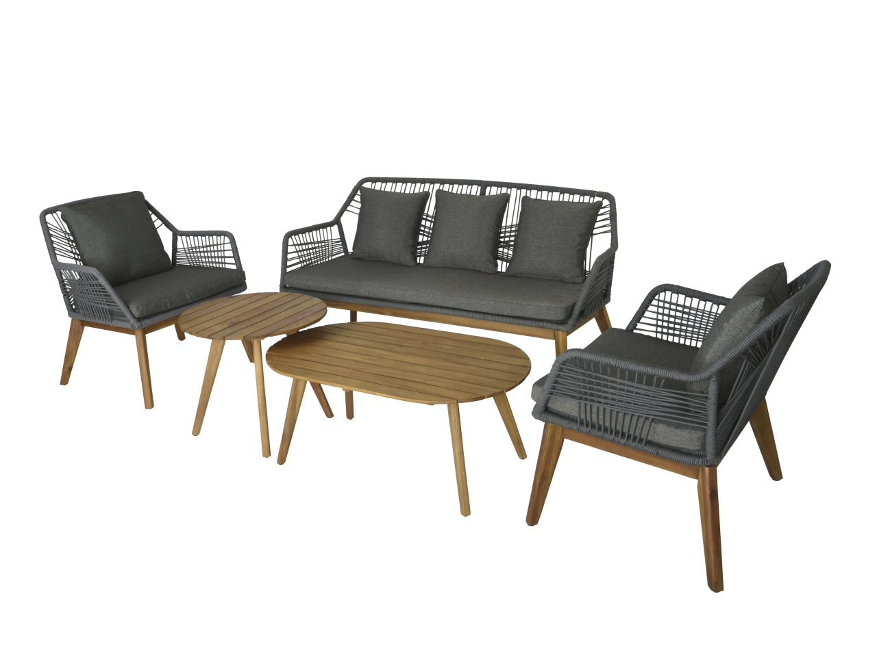 SET GIARDINO SEVILLE GRIGIO 5PZ 806246