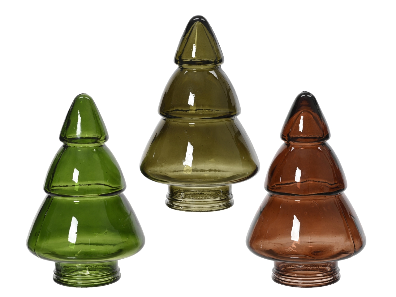 ALBERELLO VETRO 10X21,5CM 3COL. 647835 ALBERELLO VETRO 10X21,5CM 3COL. 647835