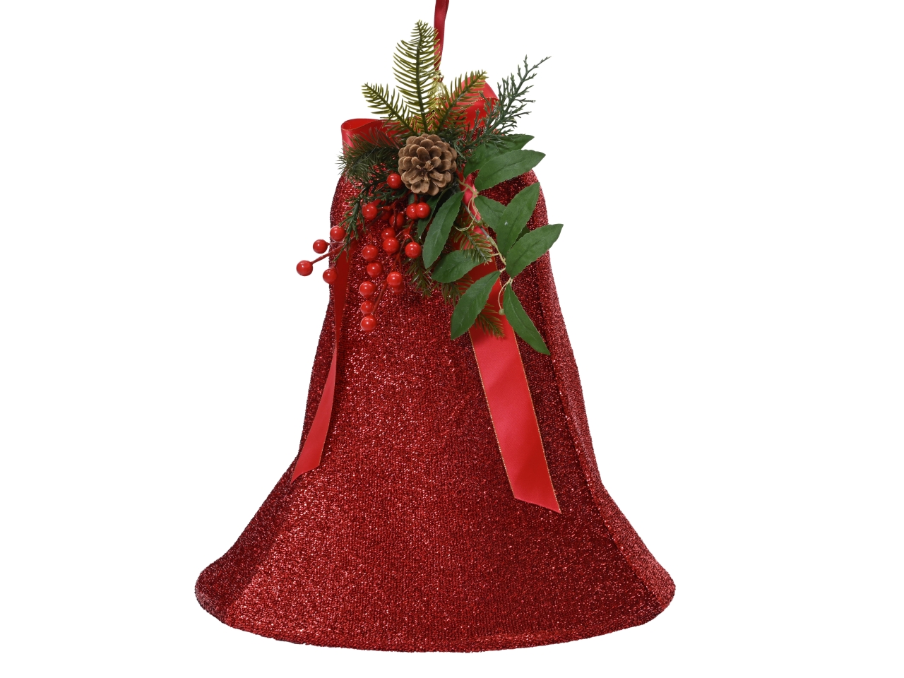 CAMPANA NAT. 37X40ROSSO C/FIOCCO 617969 CAMPANA NAT. 37X40ROSSO C/FIOCCO 617969