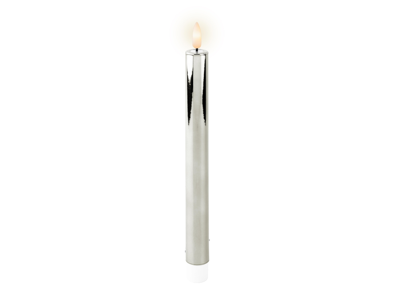 CANDELA LED 2,2X24,5 ARGENTO BAT 487383