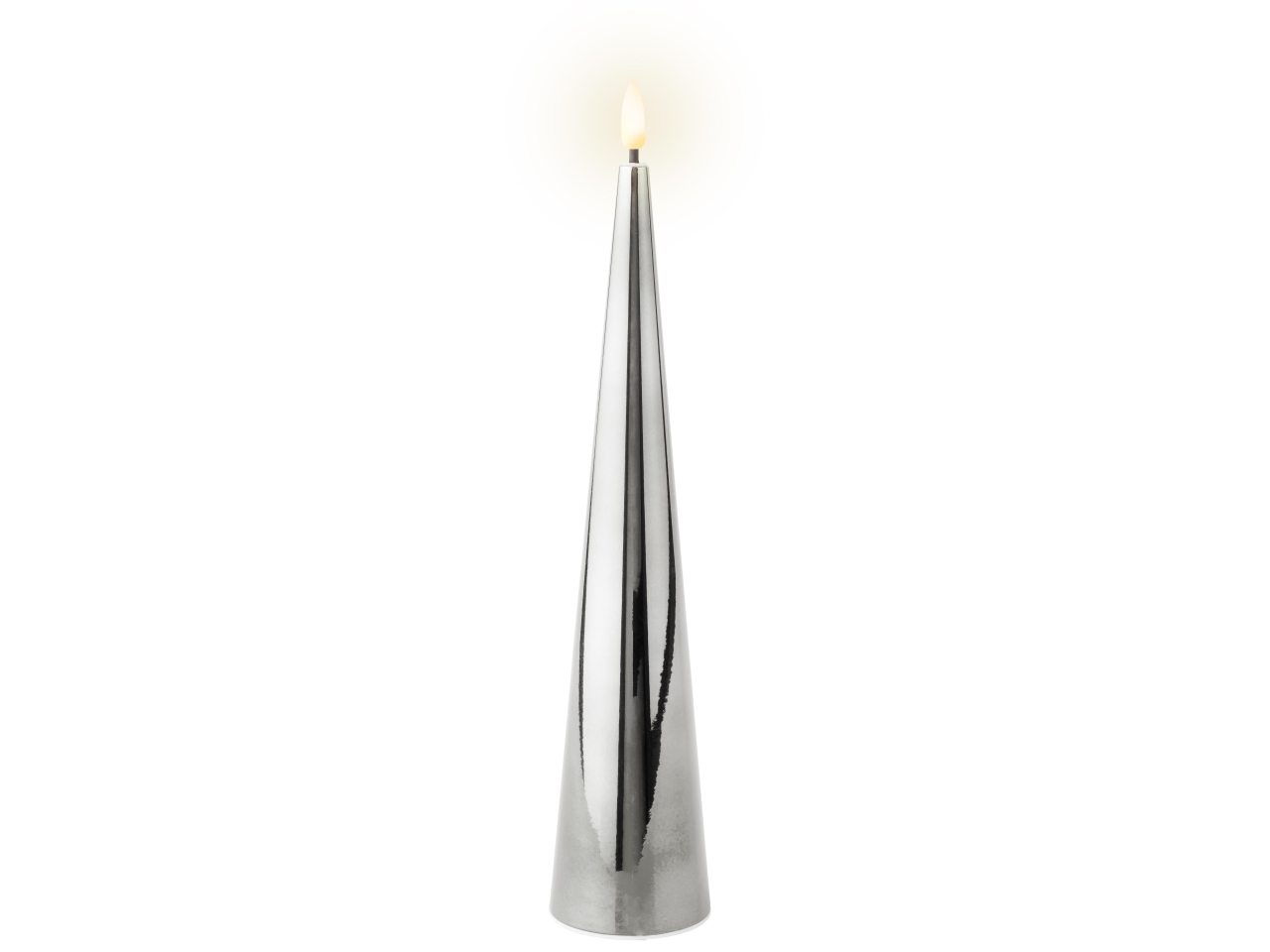 CANDELA LED 54X27,5 ARGENTO BAT 487385