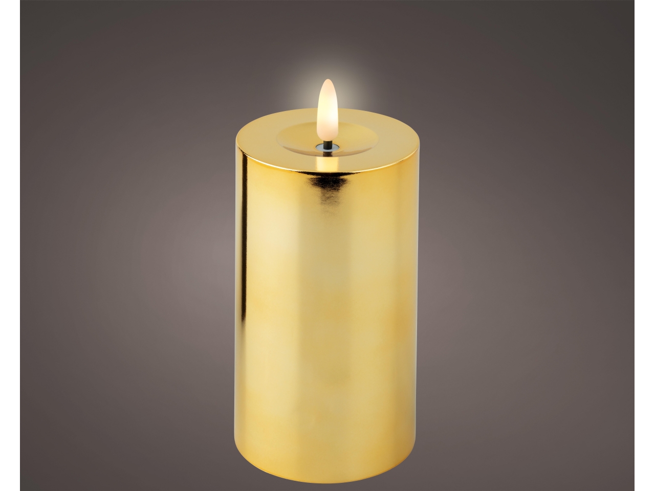 CANDELA LED 7X15CM ORO BAT 487389