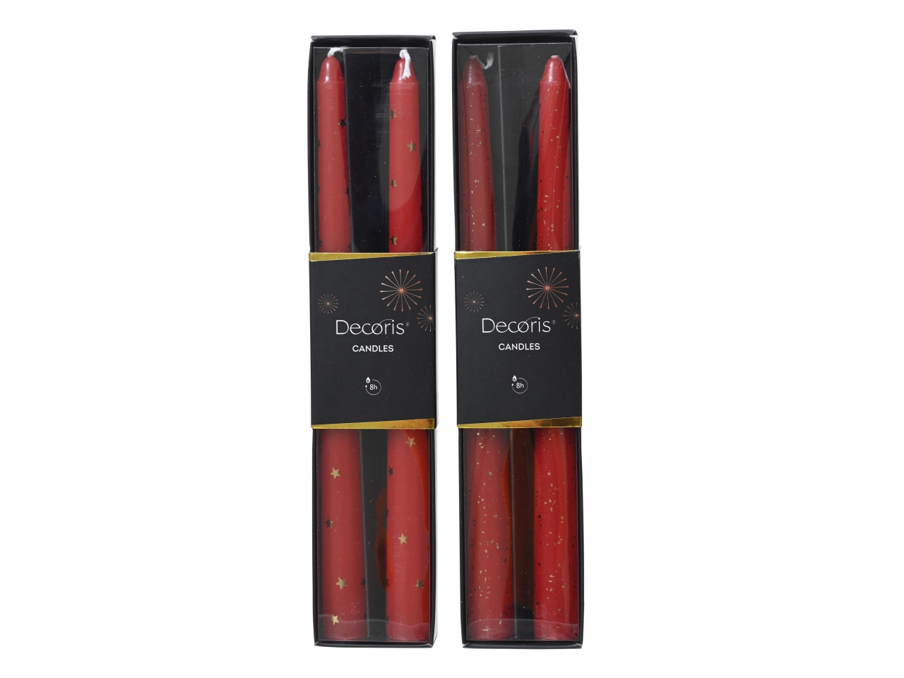 CANDELA 2,1X25CM ROSSA 2 ASS. 880294