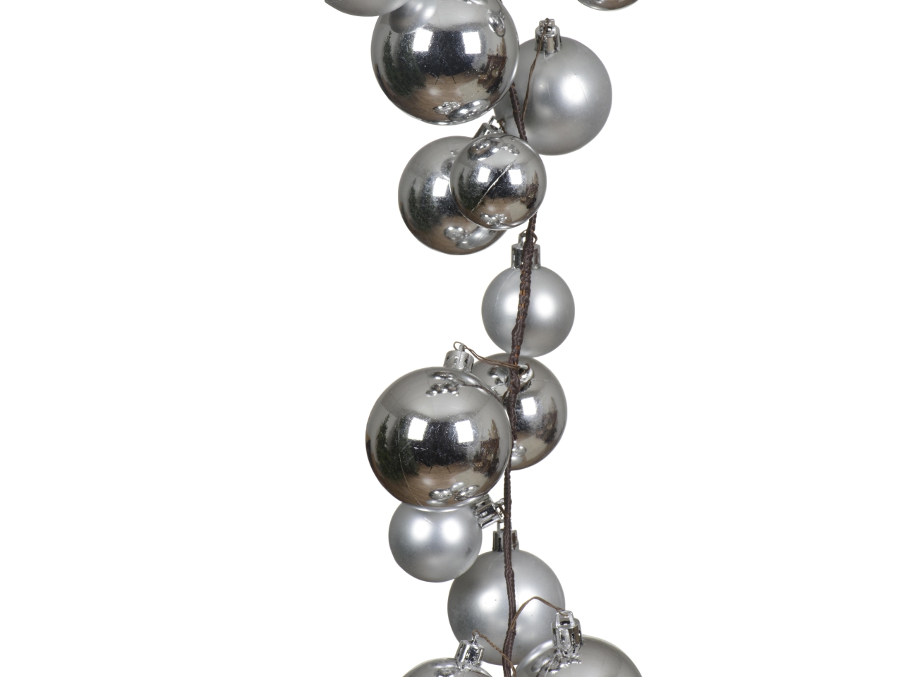 GHIRLANDA 10X10X180CM ARGENTO 029973 GHIRLANDA 10X10X180CM ARGENTO 029973