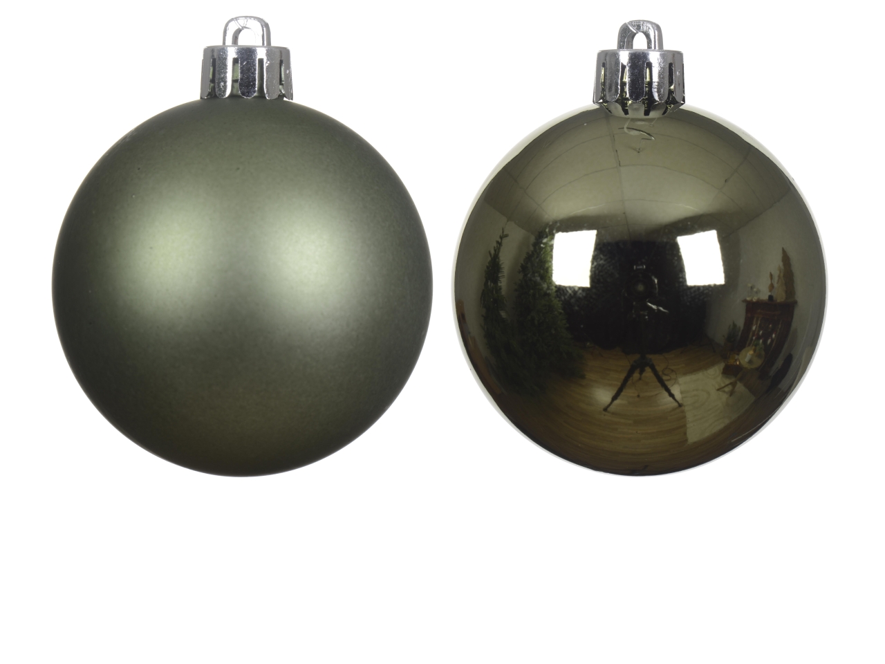 PALLA 4CM 16PZ VERDE ROSMARINO LUCIDA/OPACA 022563