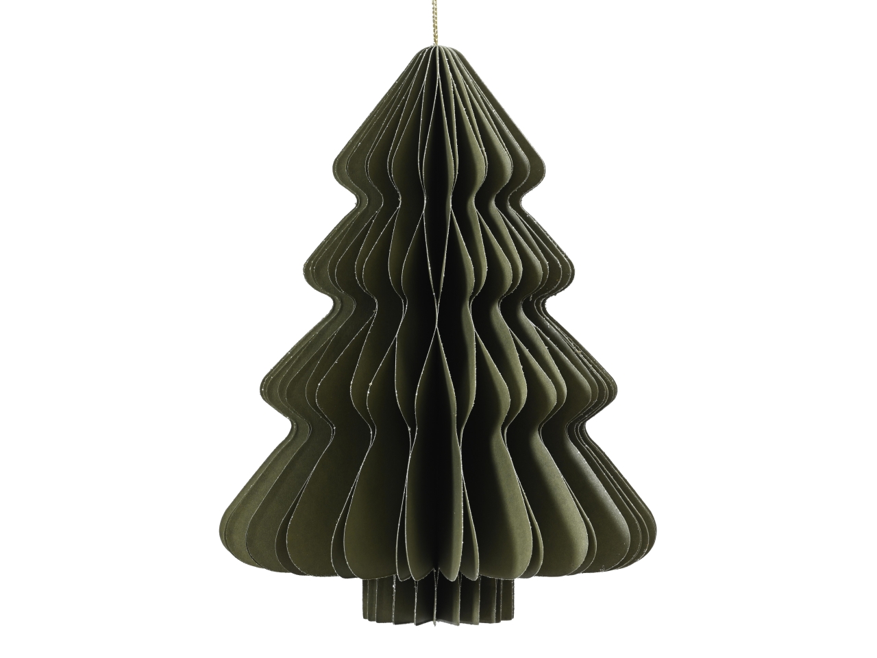 DECORAZIONE ALBERO IN CARTA 11XH.15CM VERDE 709205 DECORAZIONE ALBERO IN CARTA 11XH.15CM VERDE 709205