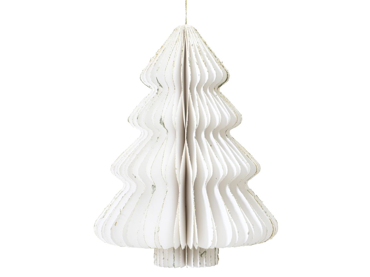 DECORAZIONE ALBERO IN CARTA 15XH.20CM BIANCO709232 DECORAZIONE ALBERO IN CARTA 15XH.20CM BIANCO709232