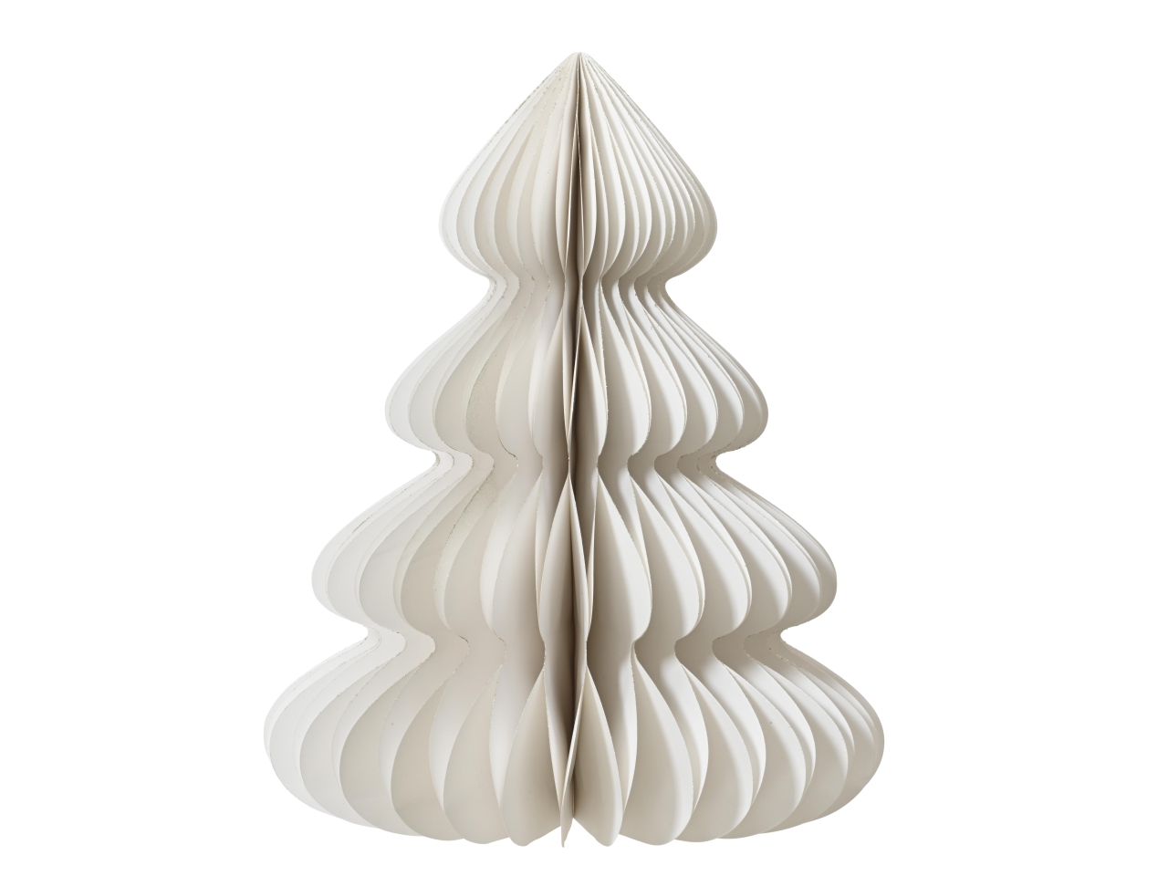 DECORAZIONE ALBERO IN CARTA 72XH.90CM BIANCO709308