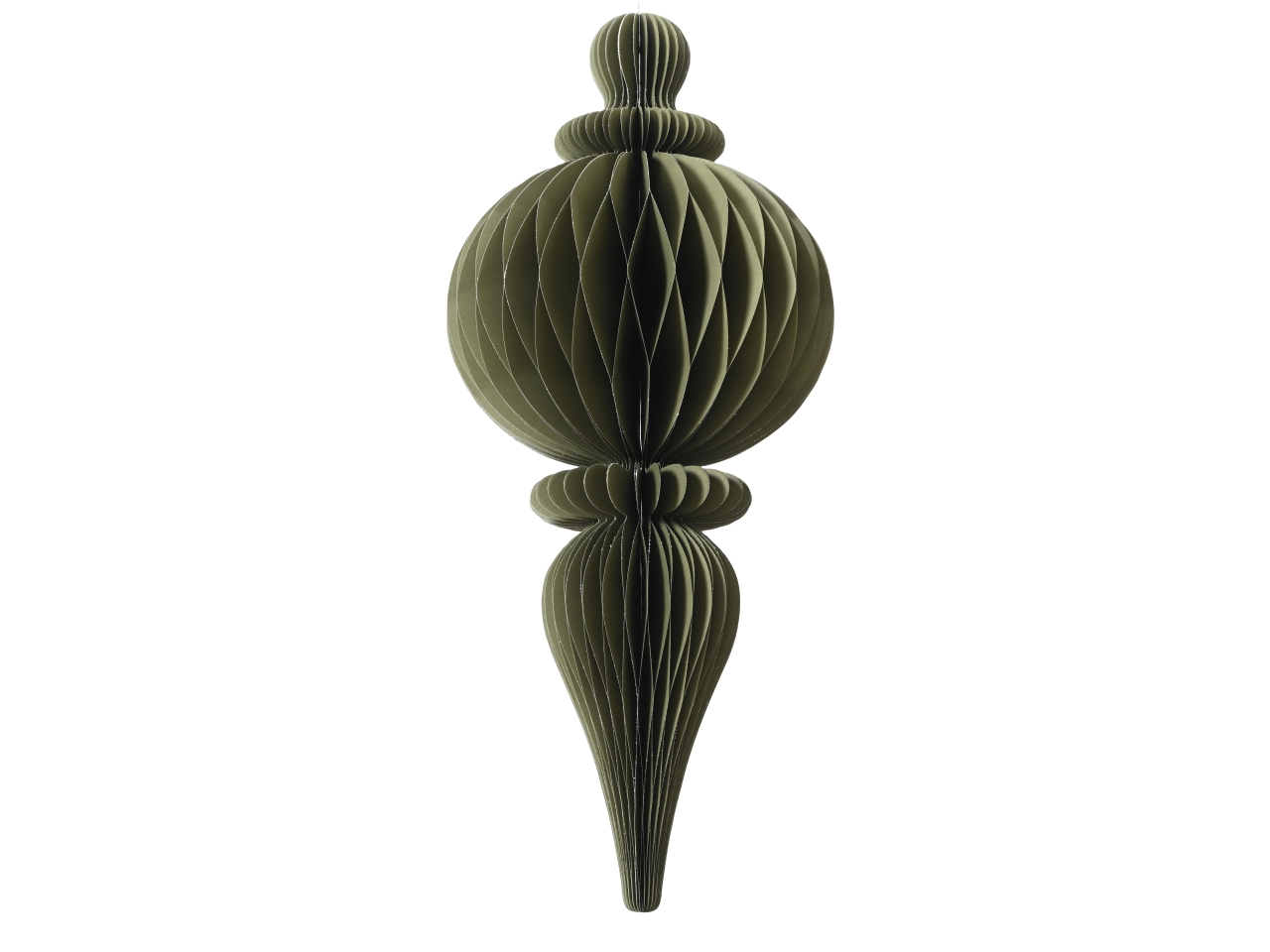 DECORAZIONE GOCCIA IN CARTA 34XH.80CM VERDE 709299