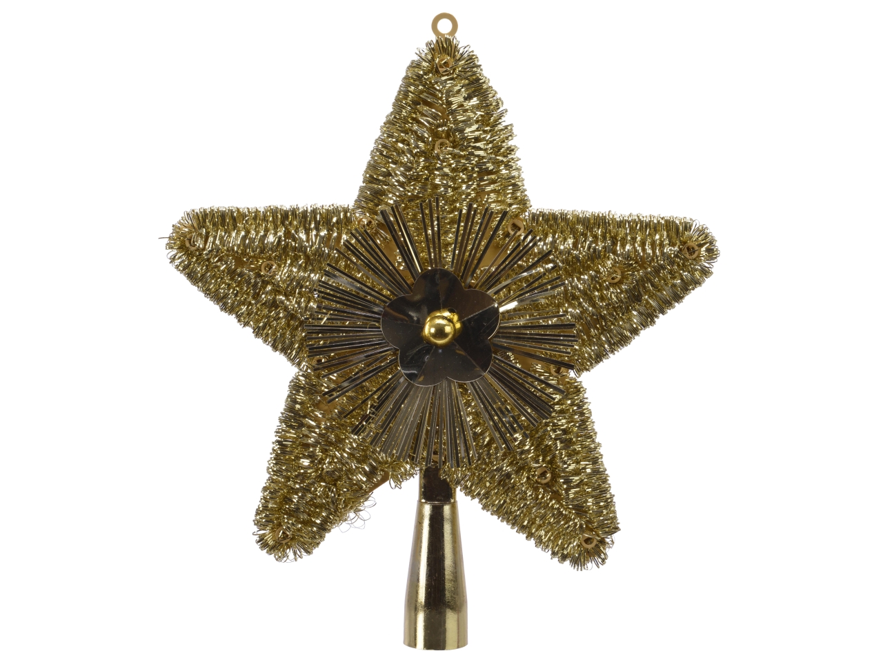 PUNTALE STELLA 2X21X23CM ORO 410493