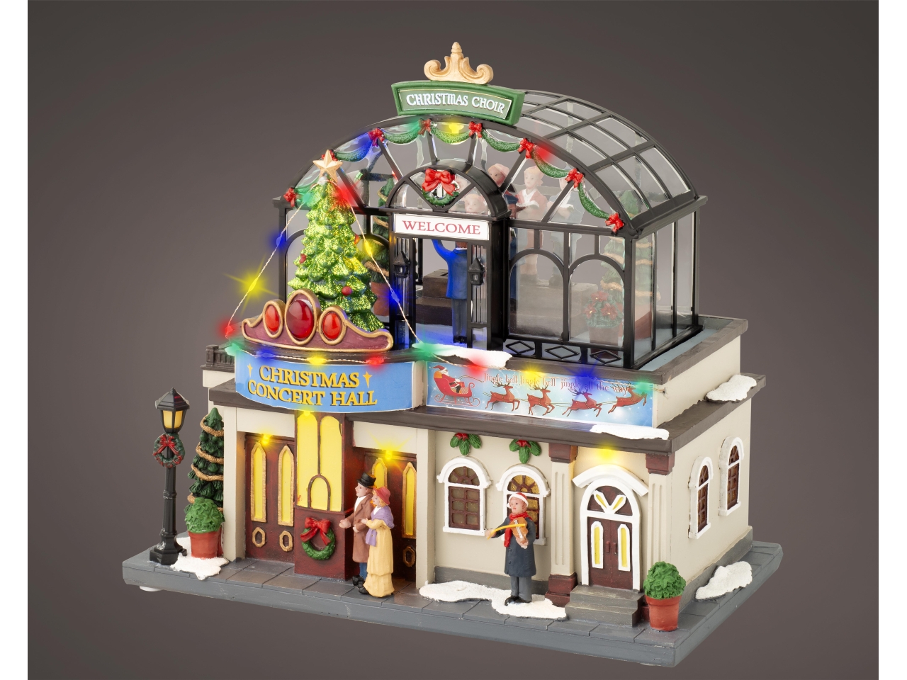 SCENARIO NAT.LED 18X31X29CM BAT 487804